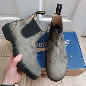 Blundstone Chelsea Bleached Rustic Black Boot